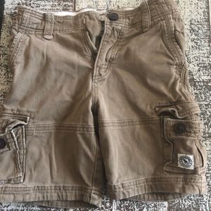 Boys Abercrombie Kids Khaki Cargo Shorts